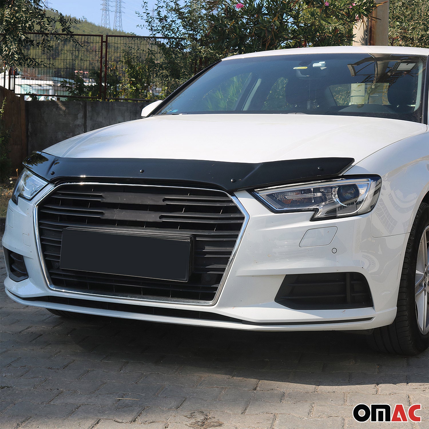 Deflecteurs d'air capot de voiture pour Protection pour Audi A3 8V 2012-20 Noir