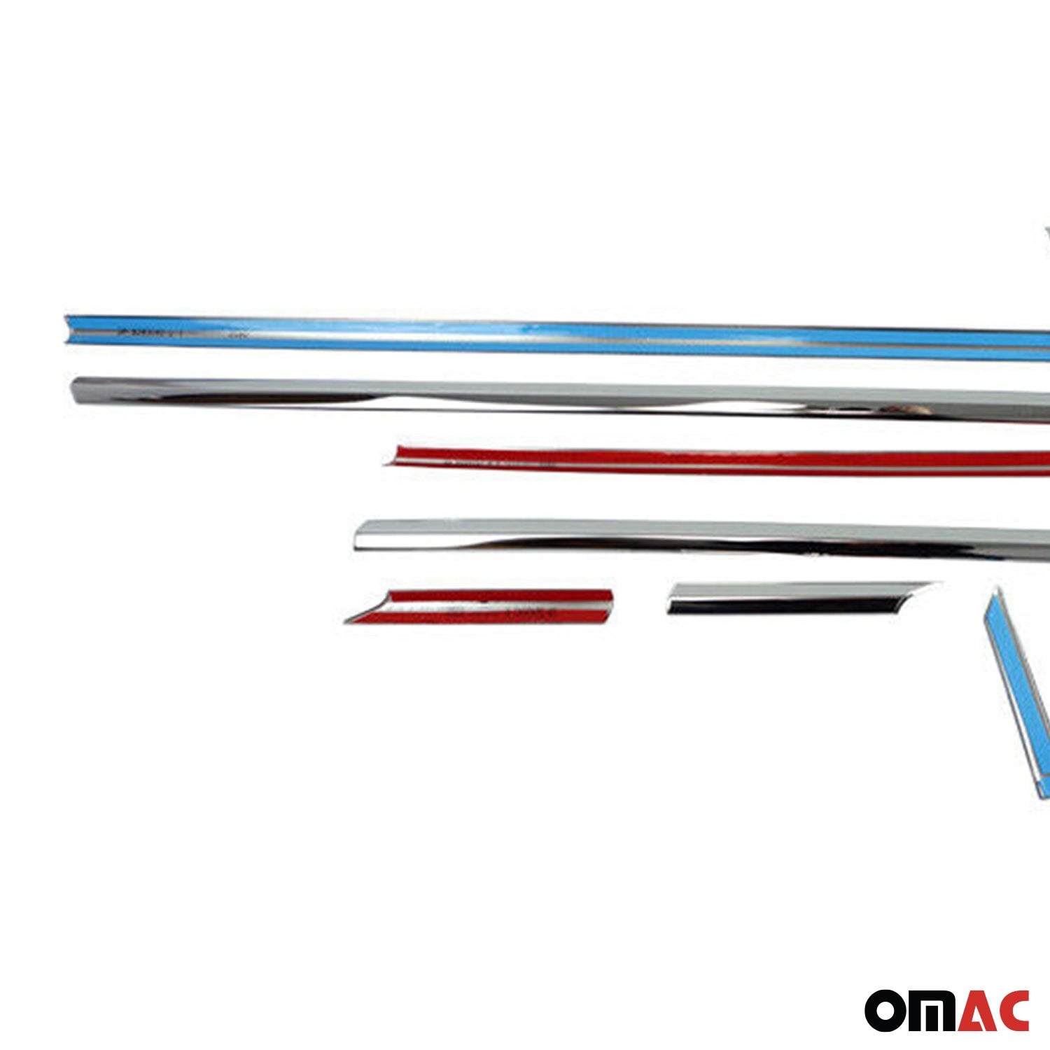 Garniture de Fenêtre pour Opel Astra K HB Acier Inox 8 Pcs