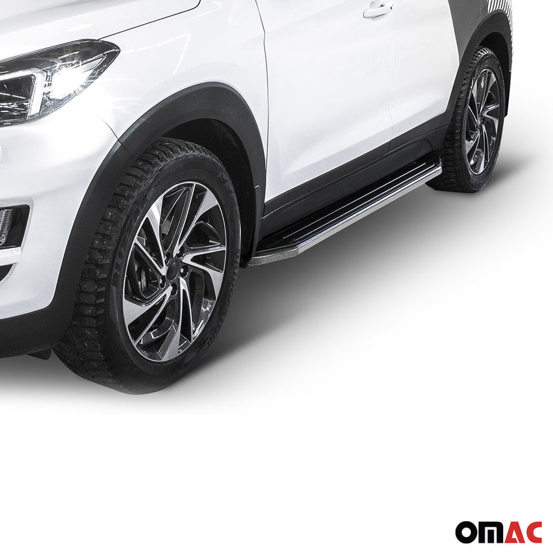 Marchepieds Latéraux pour Hyundai Tucson 2015-2020 ABE Alu