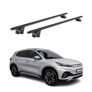 Barres de toit transversales pour BYD Atto 3 2023-2026 Alu Noir 2 pièces ABE