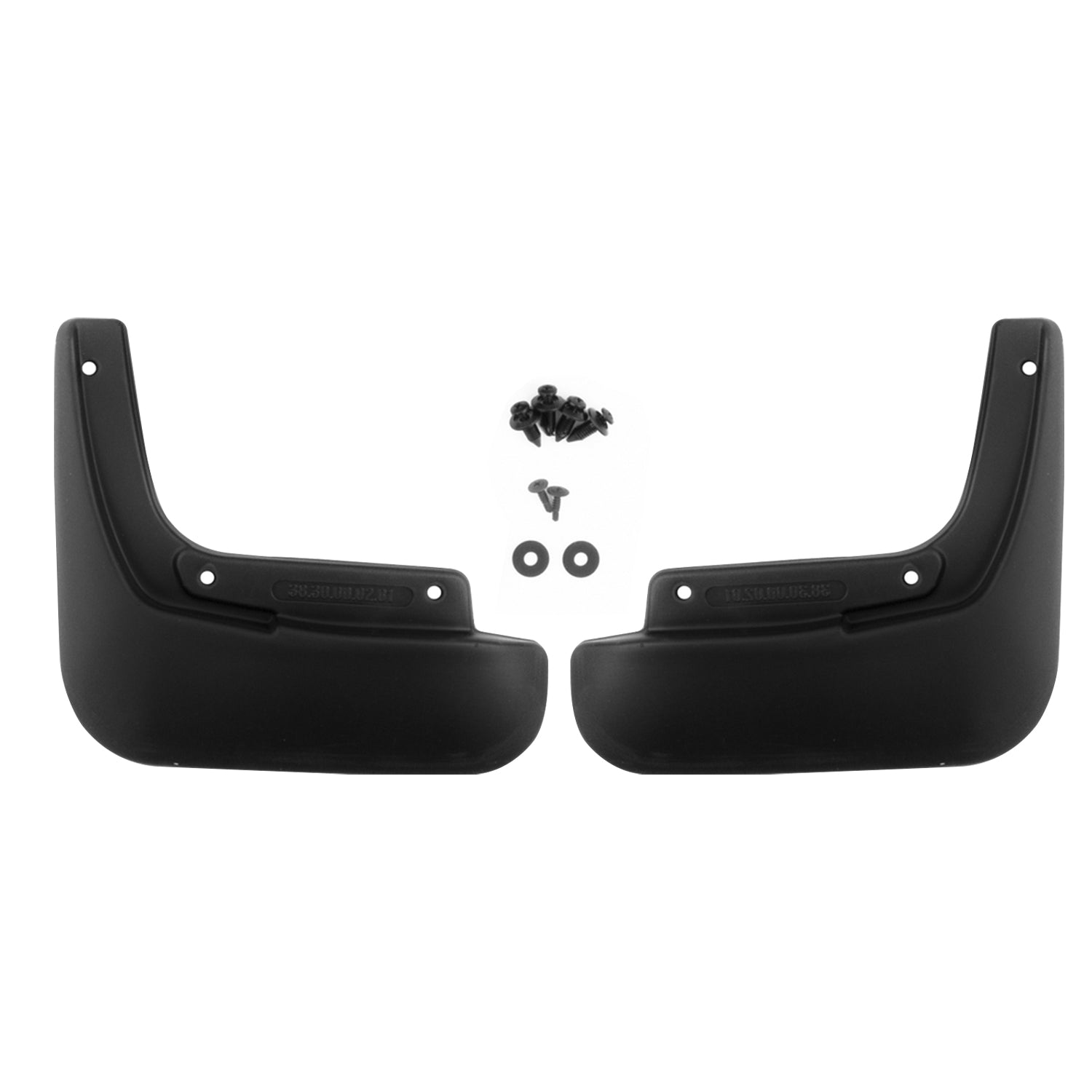 Bavettes Garde Boue pour Toyota Proace 2016-2026 Arrière Plastique Noir 2 Pcs