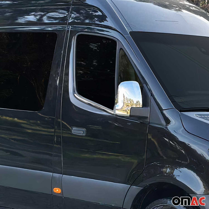 Baguettes pour contour Latérales pour Mercedes Sprinter 907-910 2018-2025 Chromé