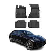 OMAC Tapis de sol en caoutchouc pour Porsche Macan 95B 2014-2023 Noir Premium