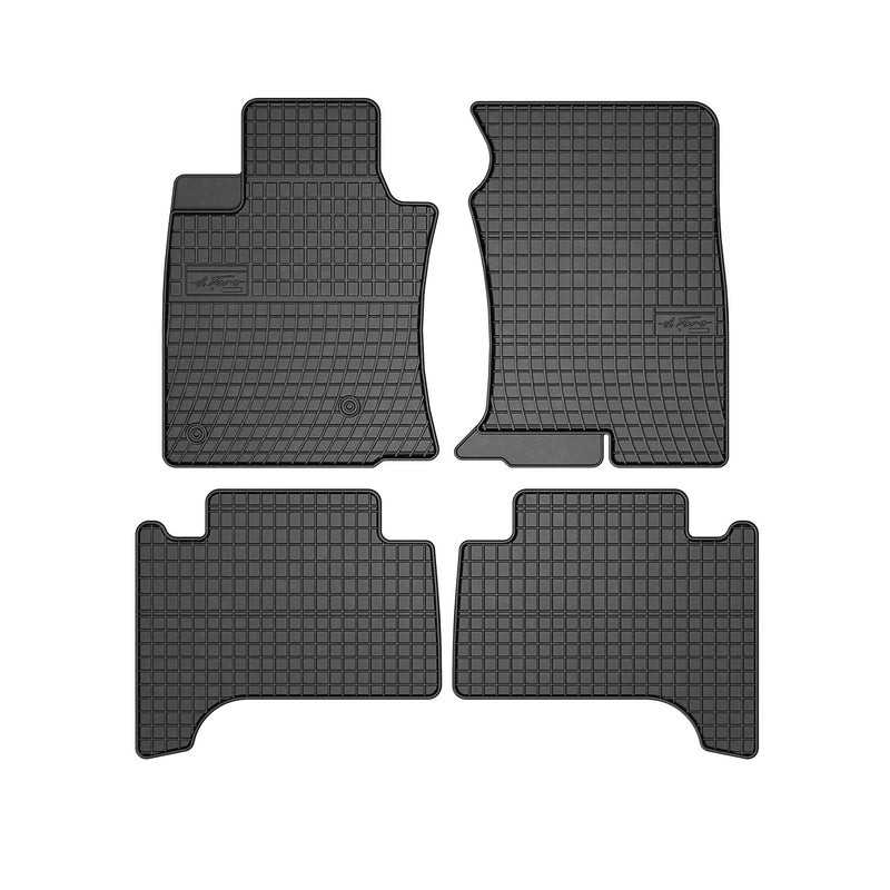 Tapis de Sol pour Toyota Land Cruiser Prado 2009-2023 Caoutchouc Noir