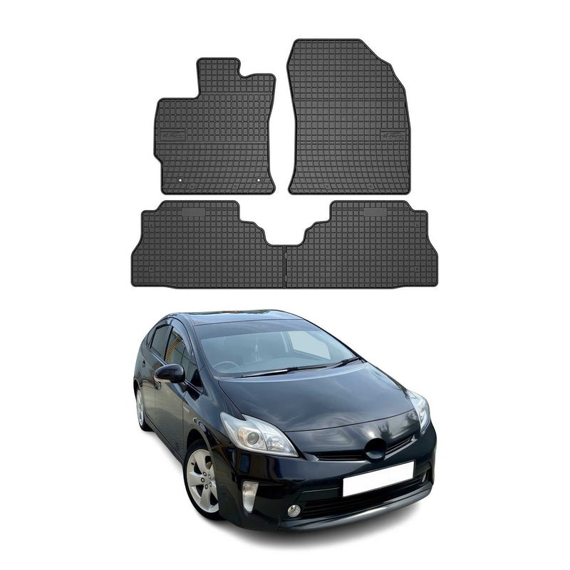 Tapis de Sol pour Toyota Prius 2011-2015 Caoutchouc Noir