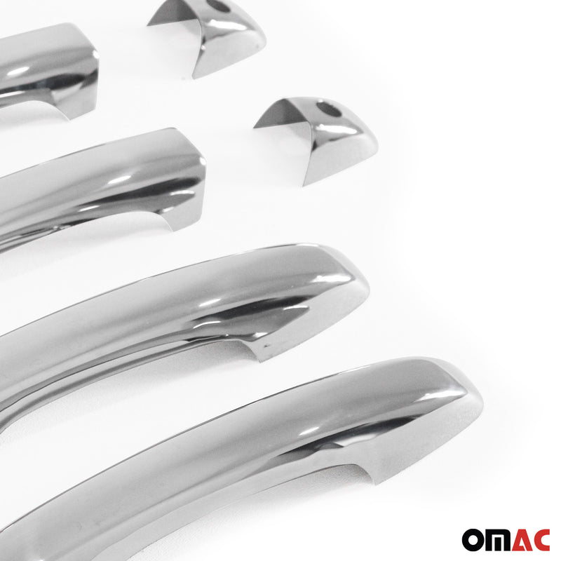 Couverture de Poignée de Porte pour Dacia Sandero 2021-2025 Acier Inoxy 5Pcs