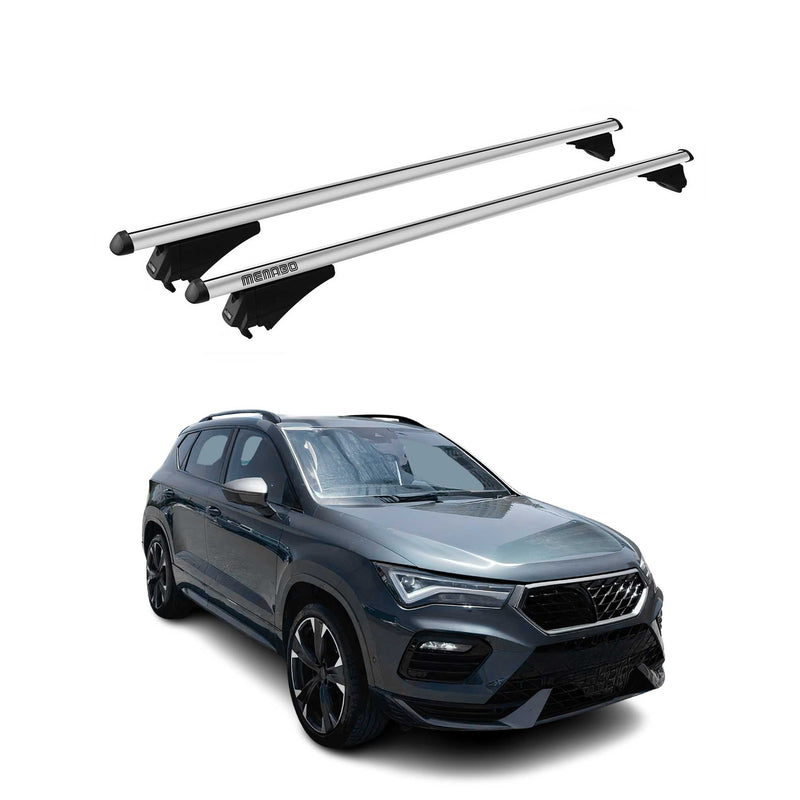 Tiger Barres de toit transversales pour Cupra Ateca 2018-2025 Gris