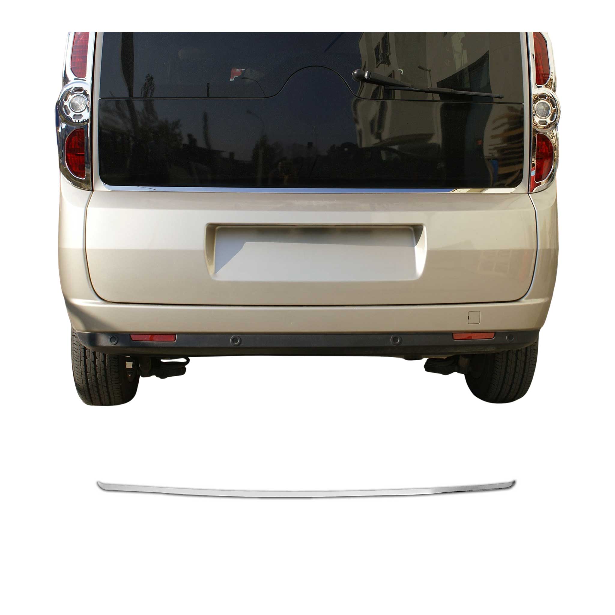 Garniture de Hayon Coffre pour Fiat Doblo Opel Combo D acier inox