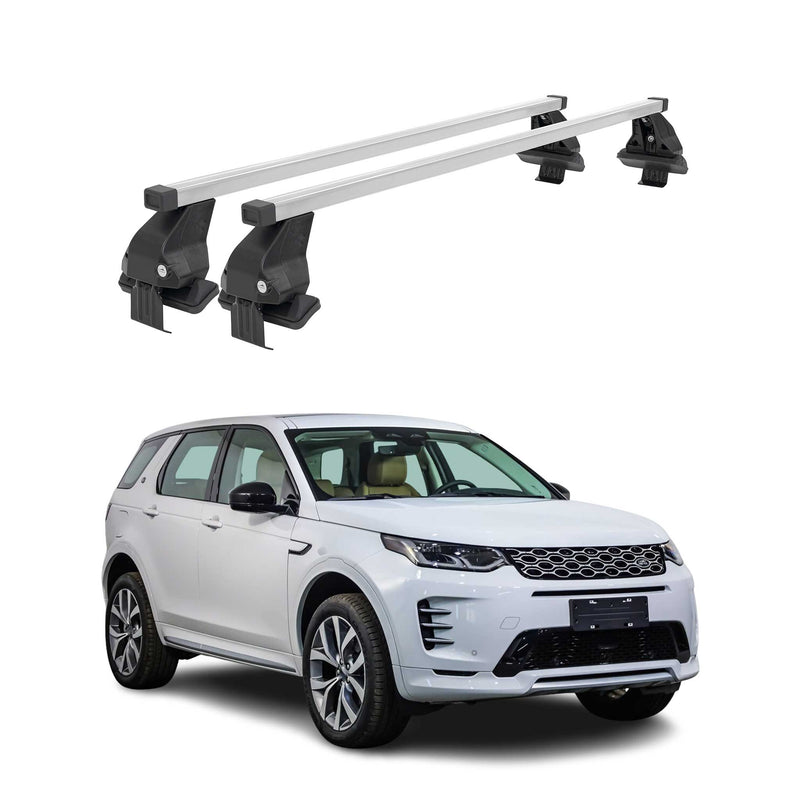 Barres de toit transversales pour Land Rover Discovery Sport 2019-2024 Gris