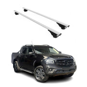 Barres de toit Transversales pour Mercedes Classe X 470 2017-2020 Fer Argent