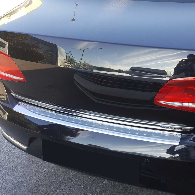Protection Seuil de Pare-chocs Arriére pour VW Arteon 2017-2021 Acier Brillant