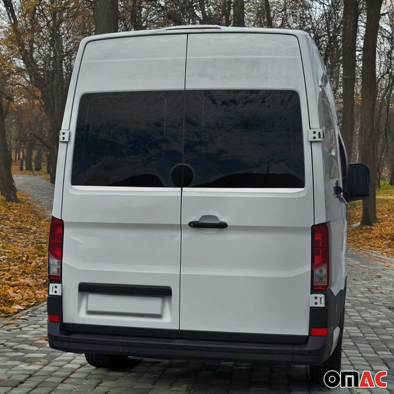 Garniture de Vitre Arrière pour VW Crafter 2017-2023 Acier Inox 2 Pcs