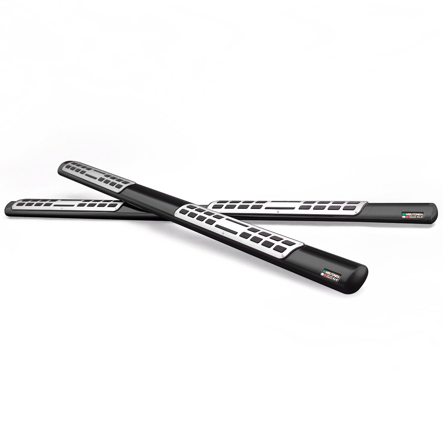 Marchepieds Latéraux pour Opel Vivaro B 2014-2019 L1 Acier Inoxydable Noir