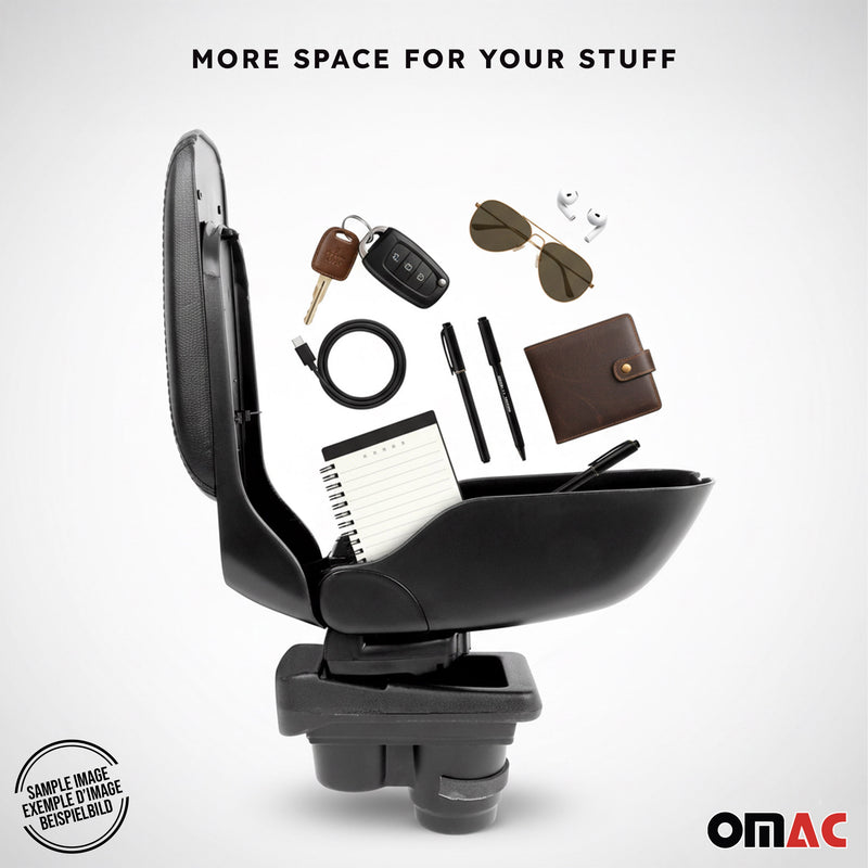 Center accoudoir boîte de rangement pour Dacia Duster HS 2010-2018 1 pc noir