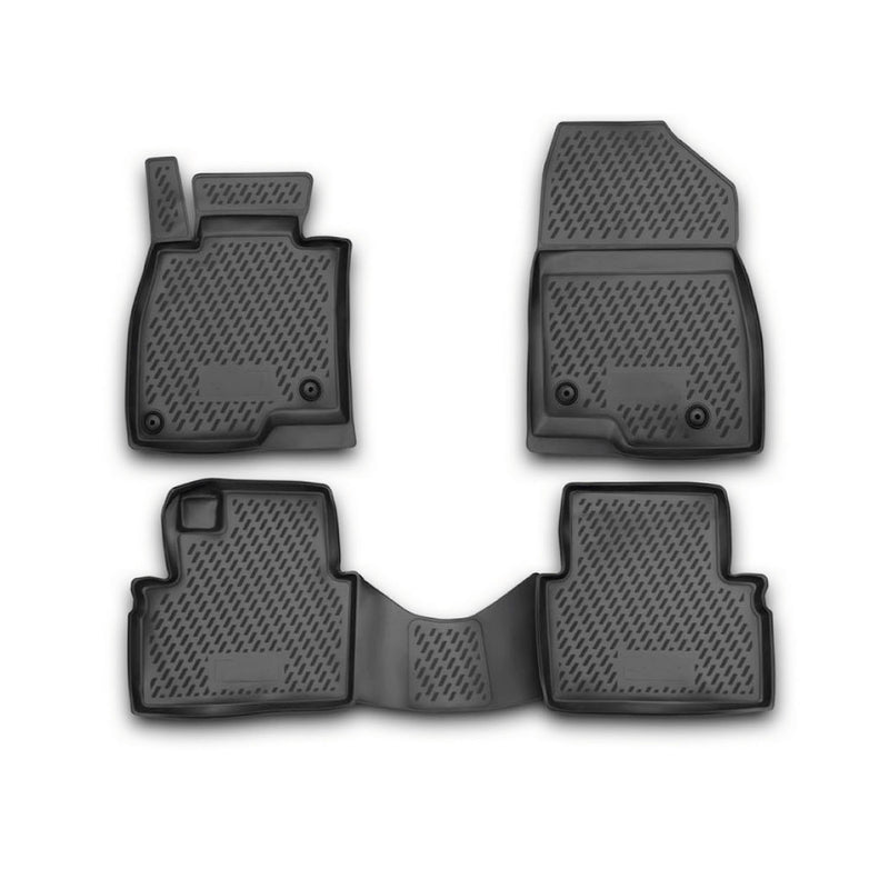 Tapis de sol pour Mazda 3 2013-2019 en caoutchouc TPE 3D Noir 4Pcs