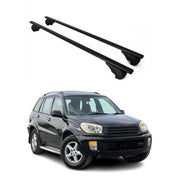 Barres de toit Transversales pour Toyota RAV4 2000-2005 Fer Noir