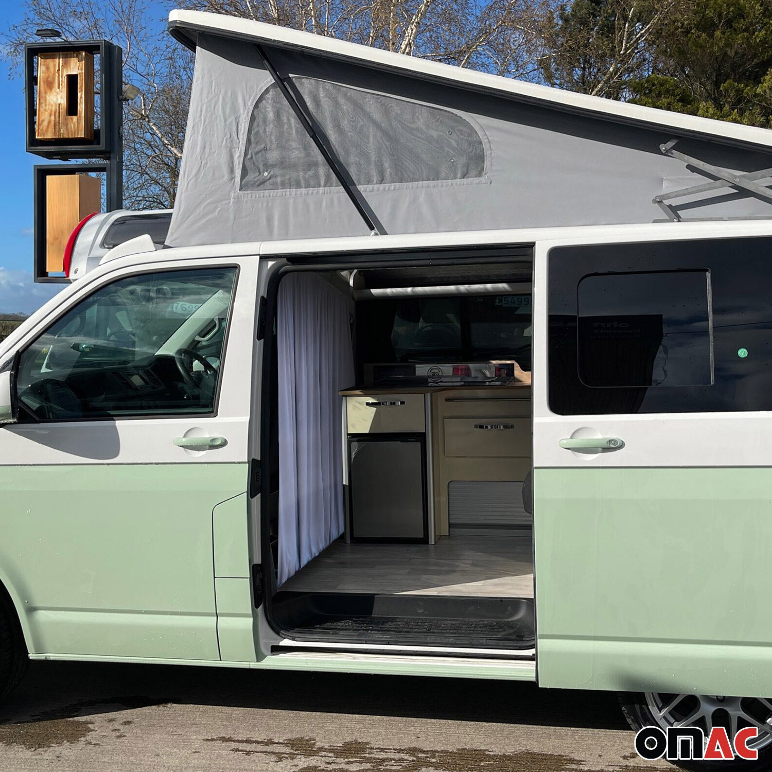 Rideaux De Séparation De Cabine pour Citroen SpaceTourer Protection Solaire Gris