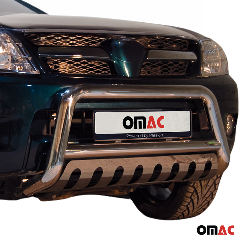 Pare-Buffle Avant Pour Toyota Hilux 2005-2015 en Acier Argent