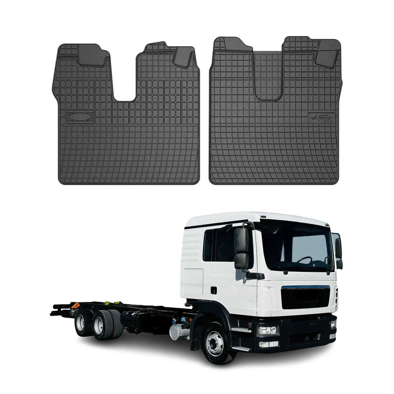 Tapis de Sol pour MAN TGL 2005-2019 Caoutchouc Noir
