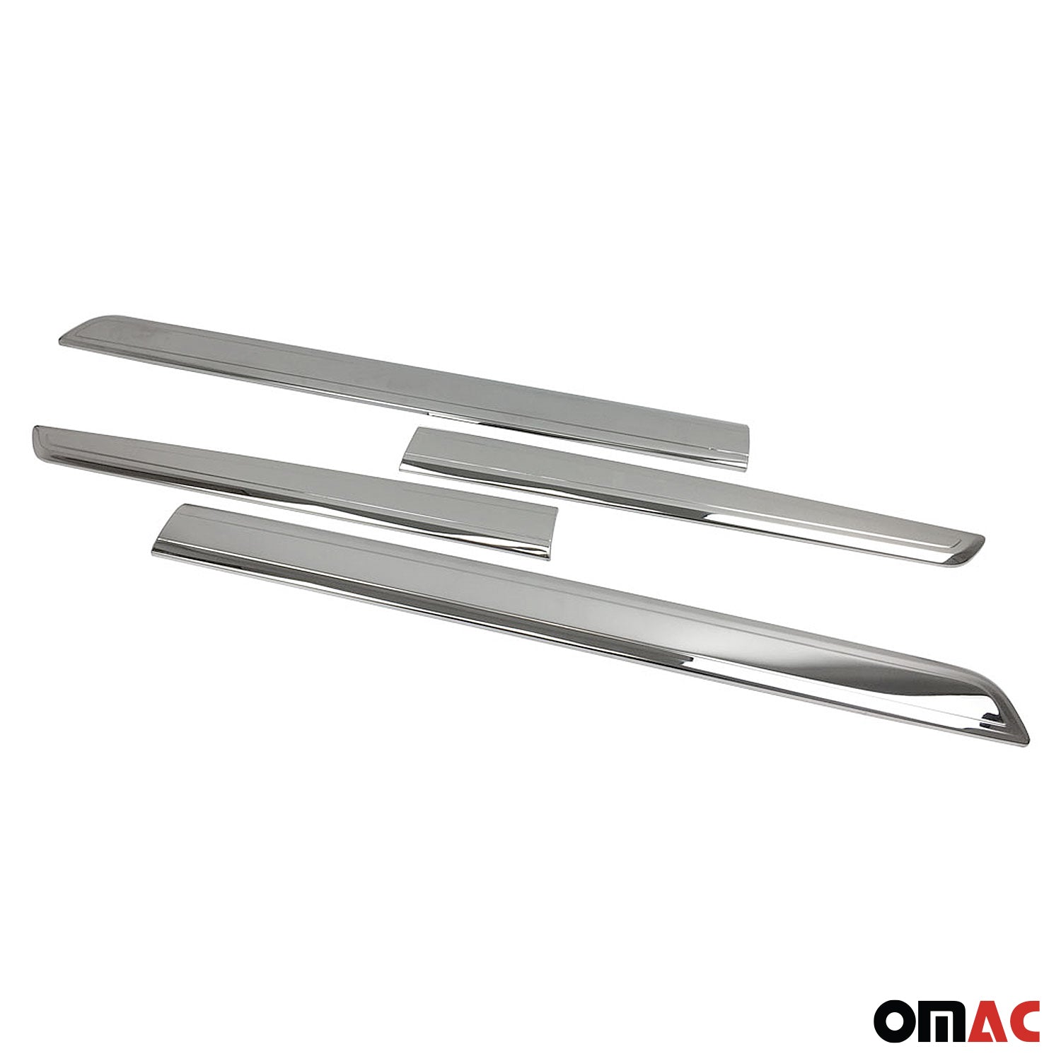 Garniture Baguette de porte latérale pour Renault Kangoo 2007-2021 inox 4Pcs