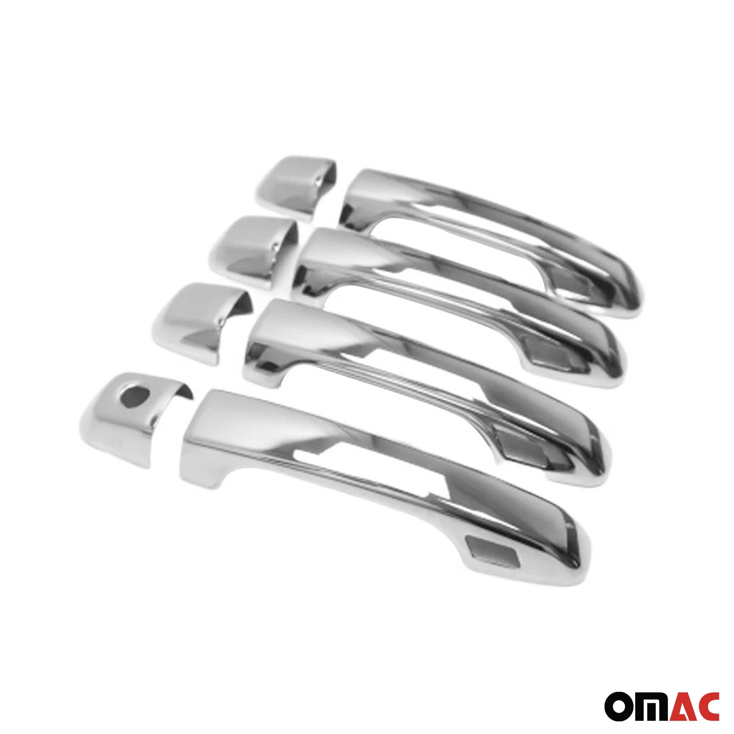 Couverture de poignée de porte pour Toyota Land Cruiser 2008-2020 Acier 8Pcs