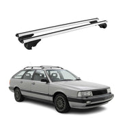 Barres de toit Transversales pour Audi 200 Avant 1984-1991 TÜV Aluminium Gris 2x