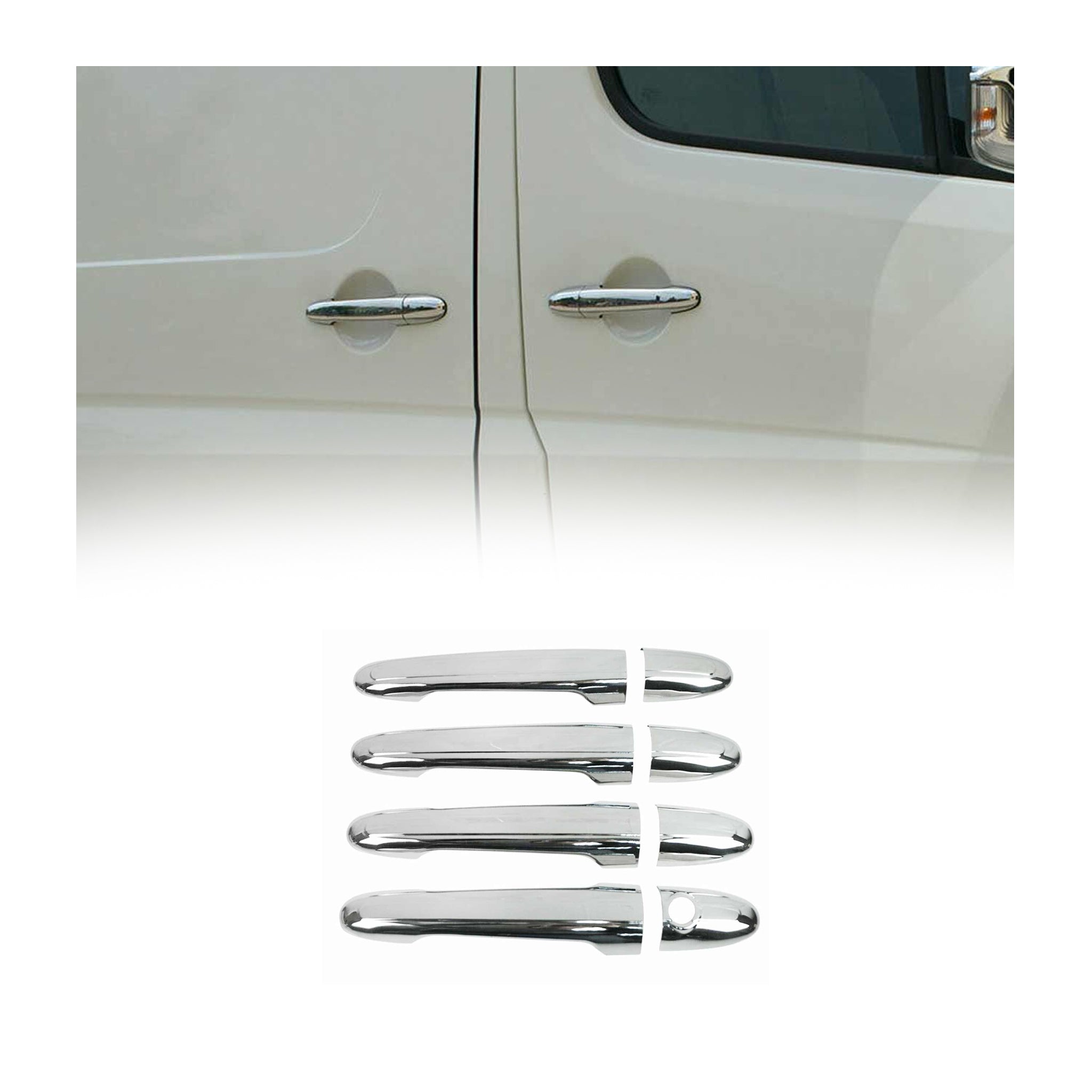 Poignée de porte Latérale pour VW Crafter 2006-2017 en acier inox Chromé 8x