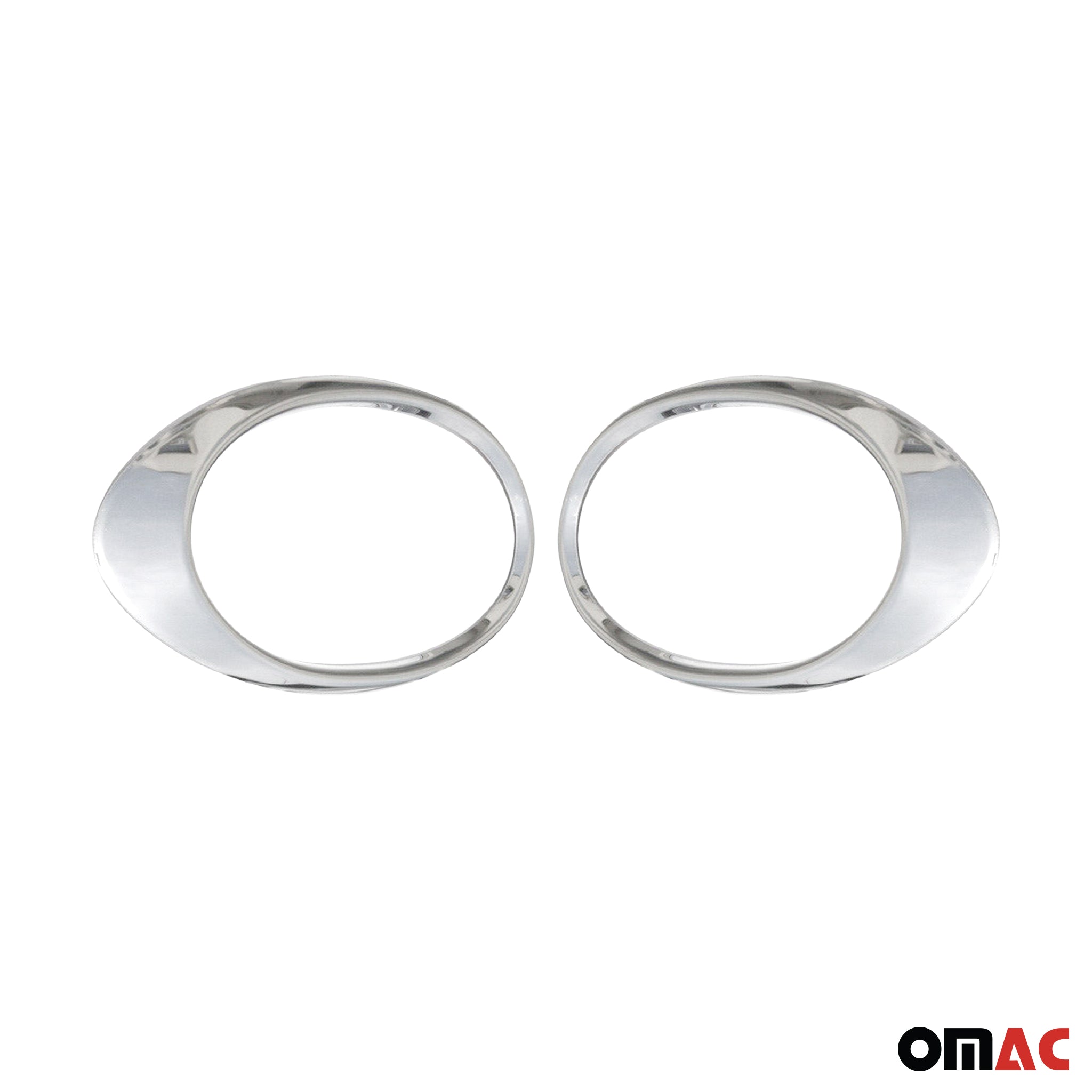 Cadre Phare Antibrouillard pour VW Jetta 2010-2014 en acier inox Chromé