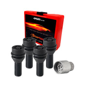 Vis de roue antivol pour Renault Twizy dès 2012 Acier Noir lot de 4 M12X1,5
