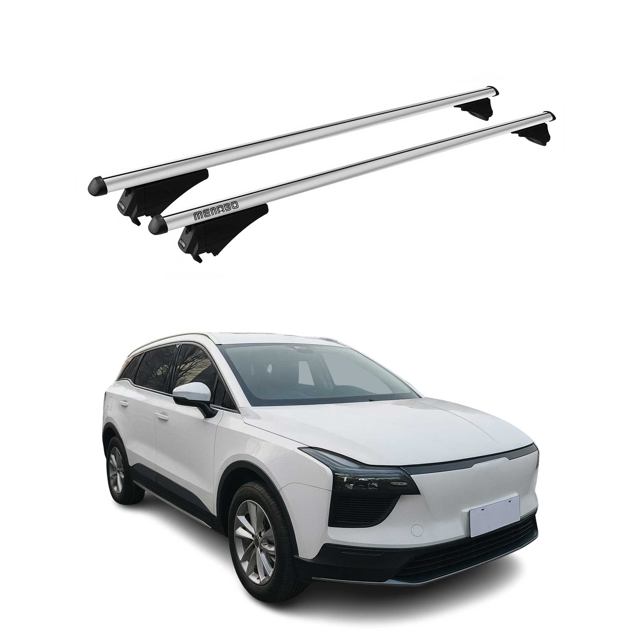 Tiger Barres de toit transversales pour Aiways U5 2020-2023 Gris