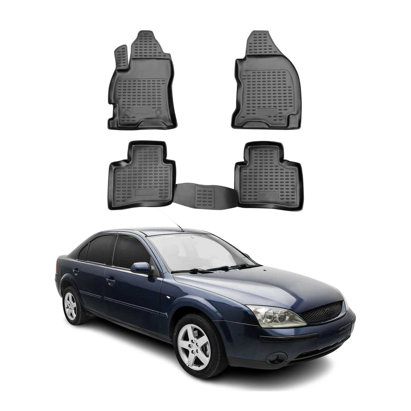 Tapis de Sol pour Ford Mondeo mk3 2000-2007 TPE Noir