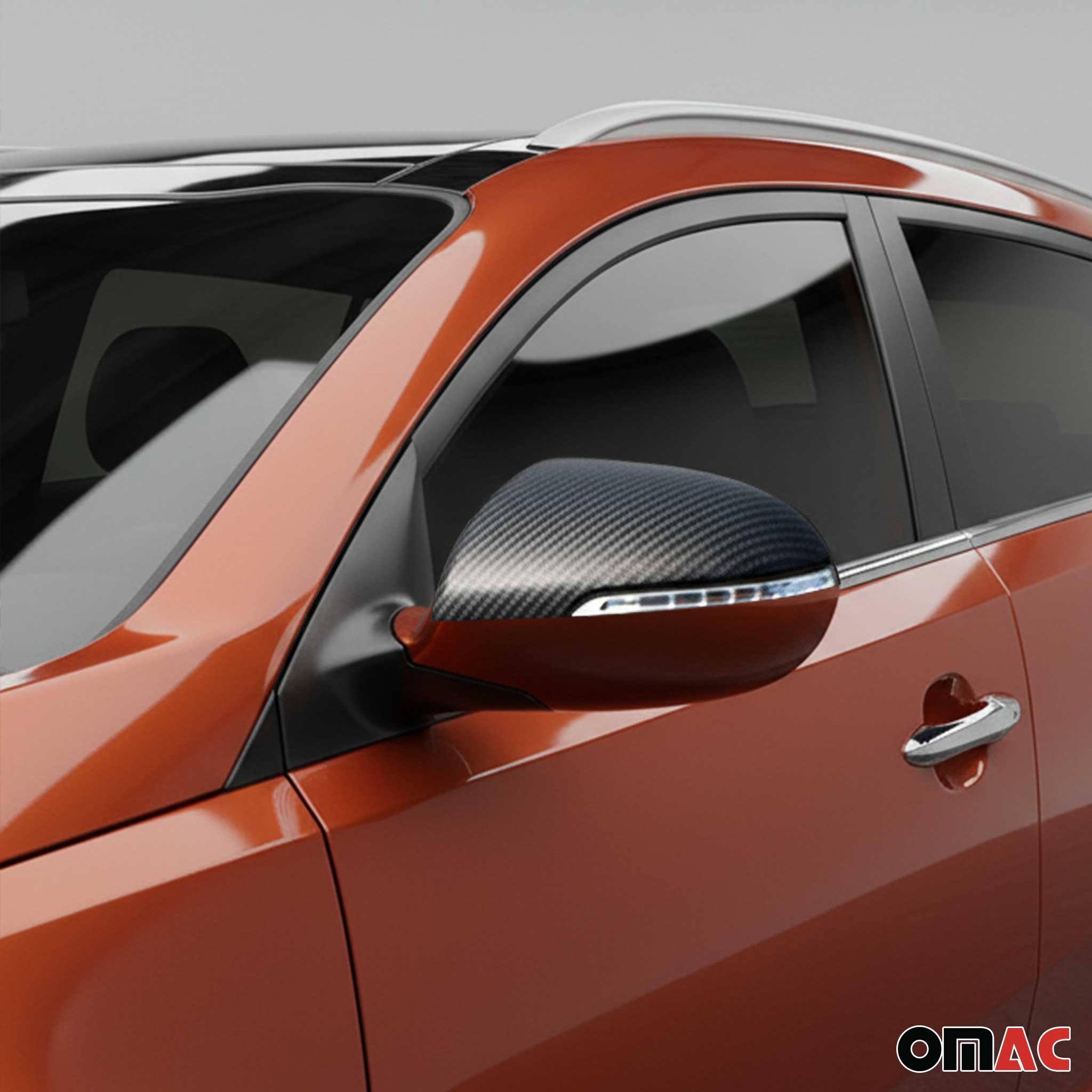 Coques de Rétroviseurs pour Kia Sportage 2010-2015 en Carbone Noir