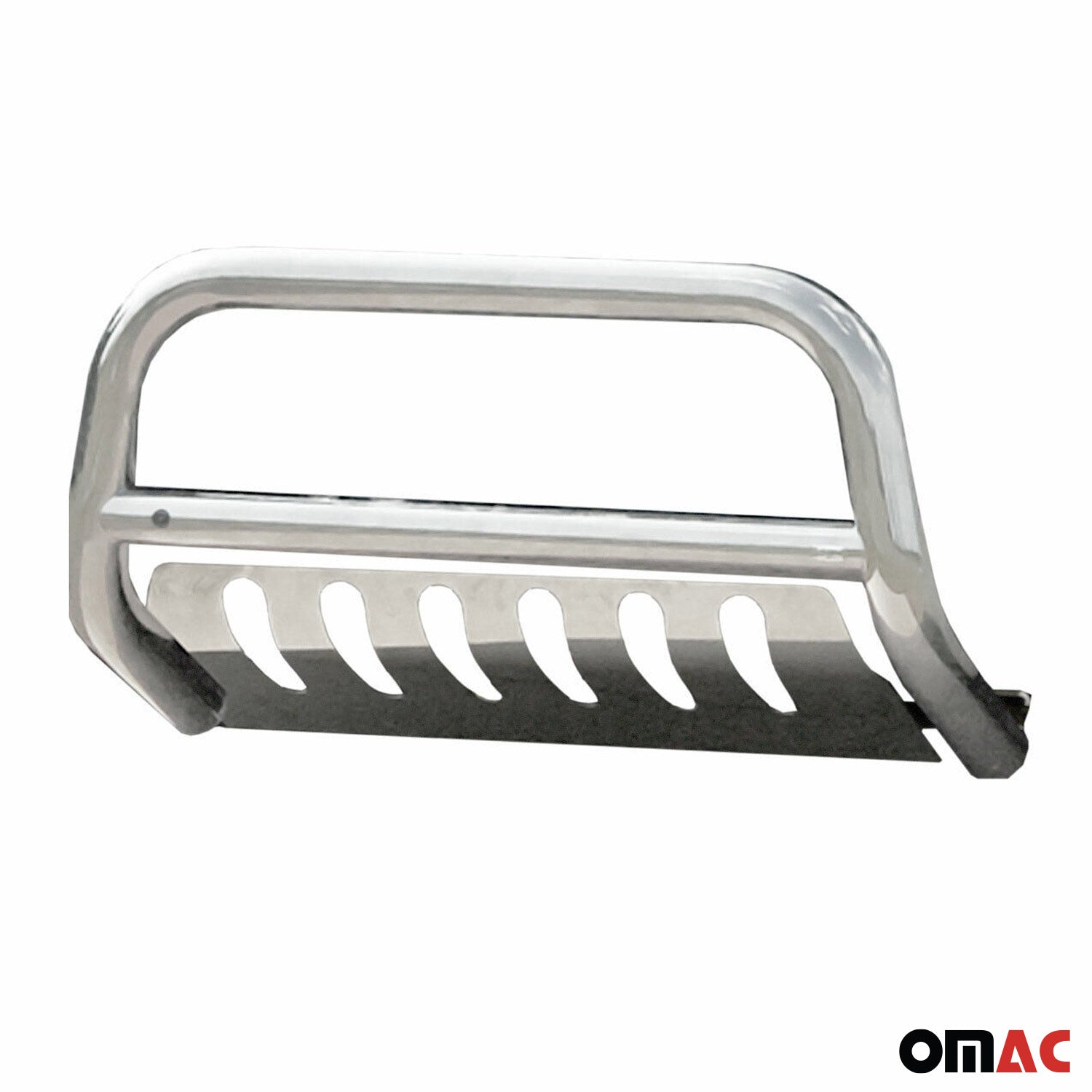 Pare-Buffle Avant Pour Mitsubishi Eclipse Cross 2018-2019 Argent Acier