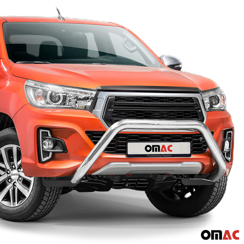 Pare-Buffle Avant Pour Toyota Hilux 2018-2020 Acier Inoxydable