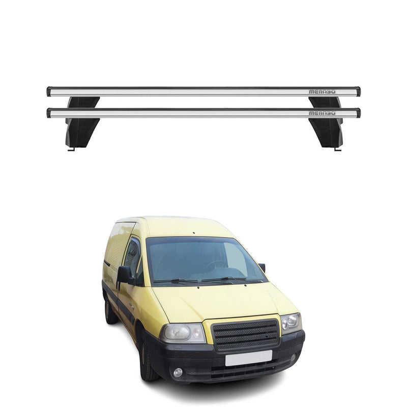 Menabo Barres de toit Transversales pour Citroen Jumpy I 1995-2006 Alu Gris ABE