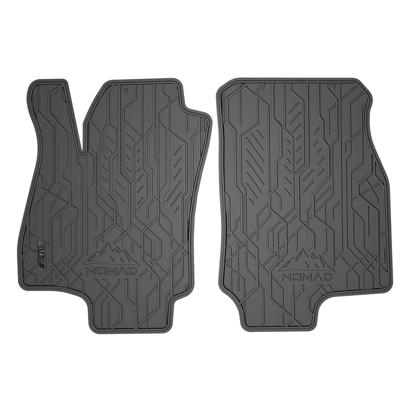 Tapis de Sol de Voiture pour Opel Astra G 1998-2004 Caoutchouc Durable Noir 2Pcs