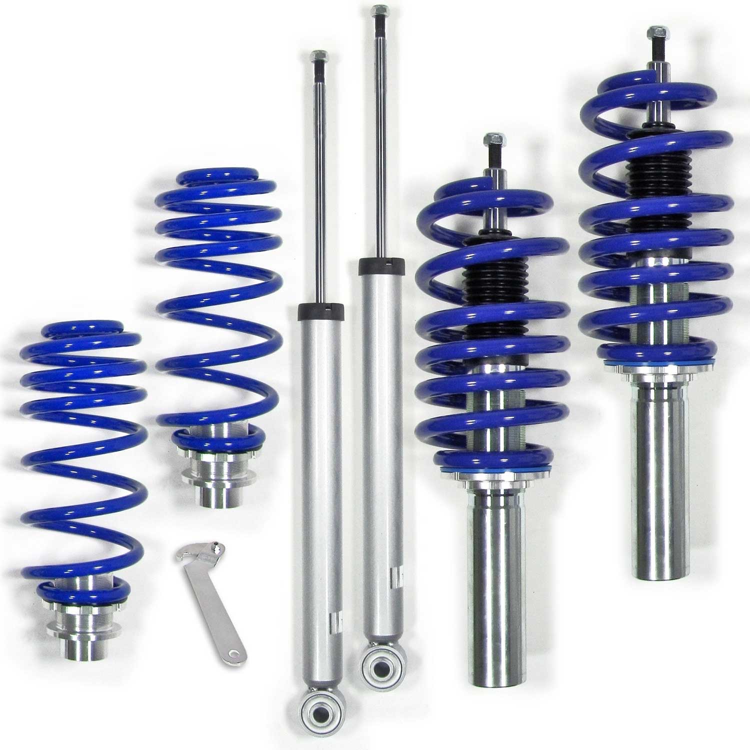 Kit Suspension + Amortisseurs combiné Fileté Blueline pour Audi A4 B8 2007-2015