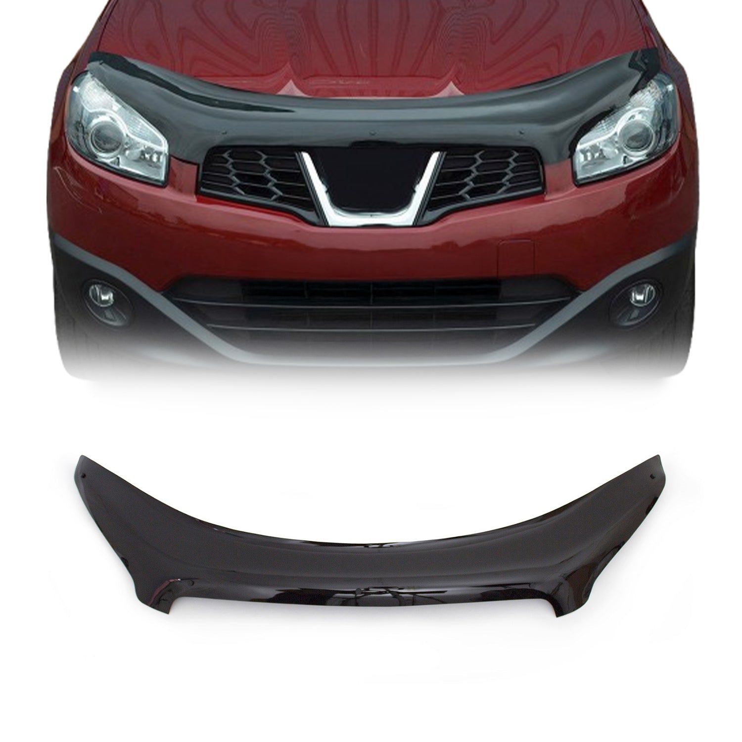 Deflecteurs d'air capot de voiture pour Protection pour Nissan Qashqai +2 08-24