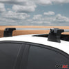 Barres de toit transversales pour Hyundai i20 2014-2020 HB 5D gris en Alu