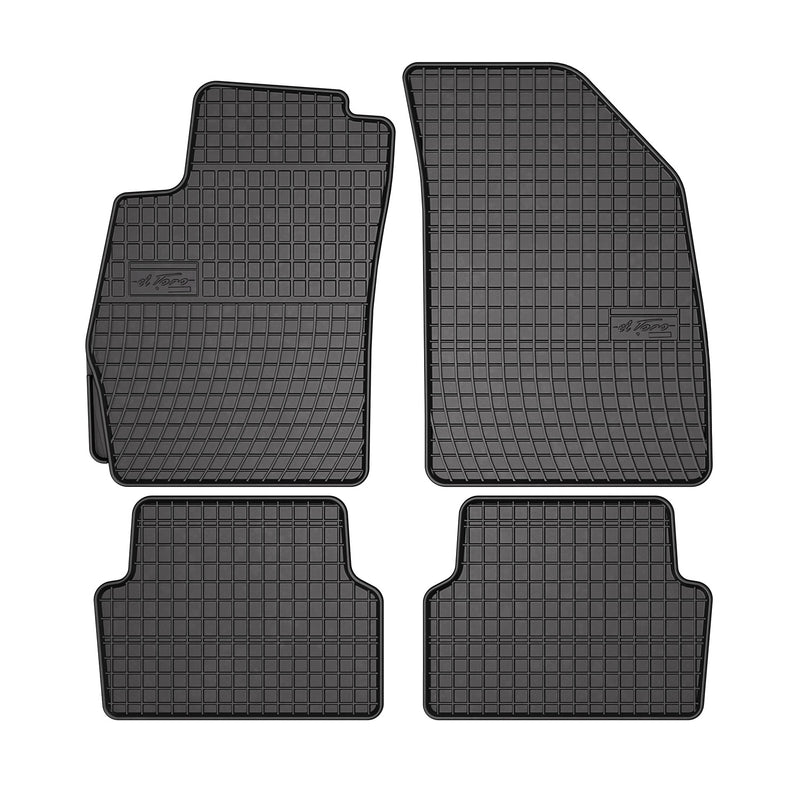 Tapis de Sol pour Chevrolet Aveo 2012-2016 Caoutchouc Noir