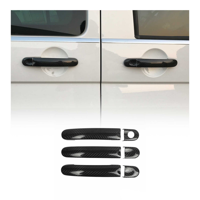 Poignée de porte Latérale pour VW T6 T6.1 Transporter 2015-2024 3Portes carbone