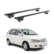Barres de toit transversales pour Toyota Picnic 1996-2001 Aluminium Noir ABE