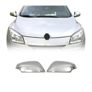 Coques de Rétroviseurs pour Renault Fluence 2010-2014 en Acier Chromé Argent