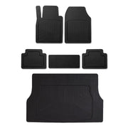 Kit OMAC Tapis de sol et coffre pour VW T-Roc 2017-2025 Antidérapante Noir 6Pcs