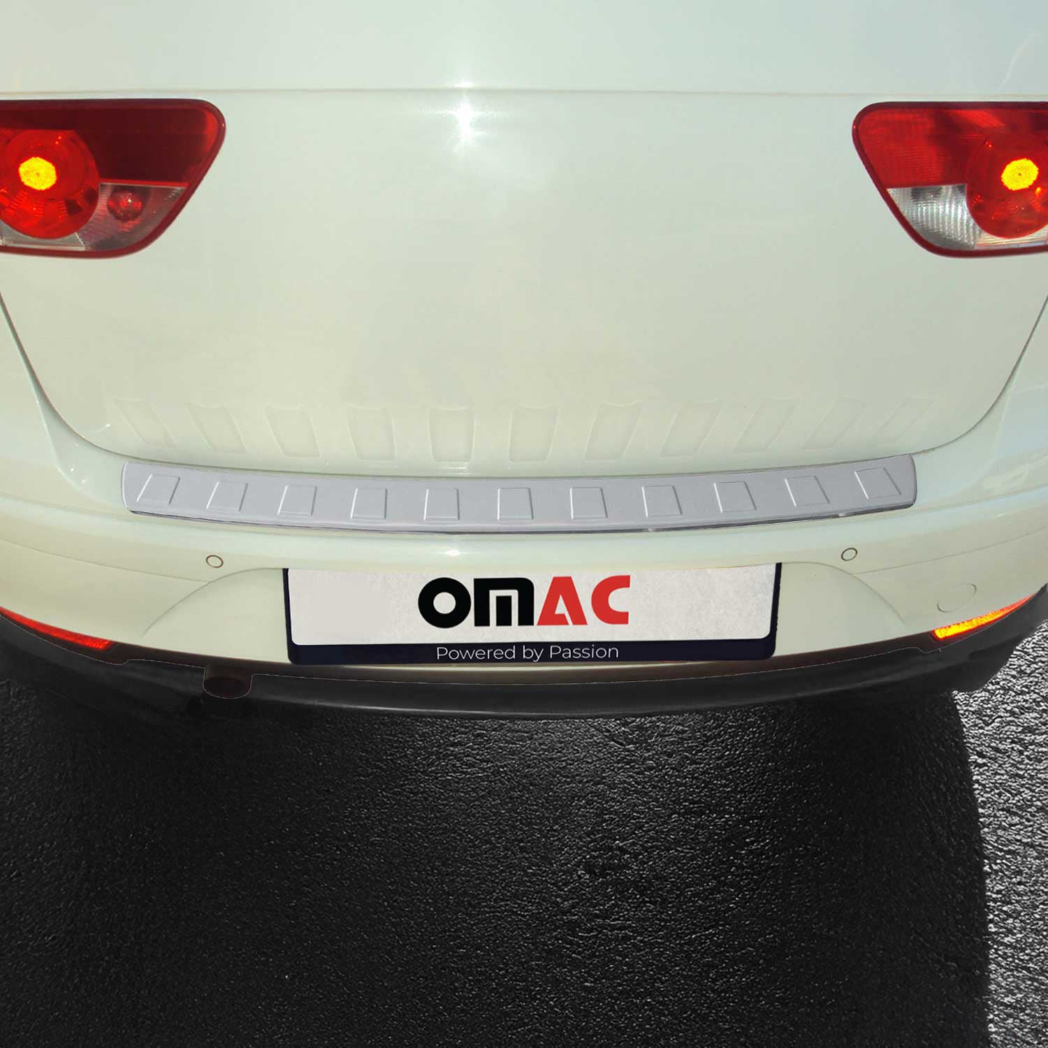 OMAC Protection de Pare-Chocs pour Seat Altea XL 2007-15 Inox finition brossée