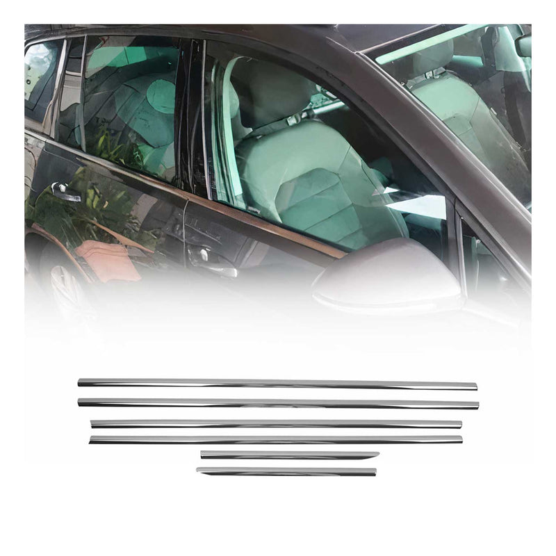 Baguettes de fenêtre pour VW Golf mk7 Variant 2013-2020 en acier inoxy chromé