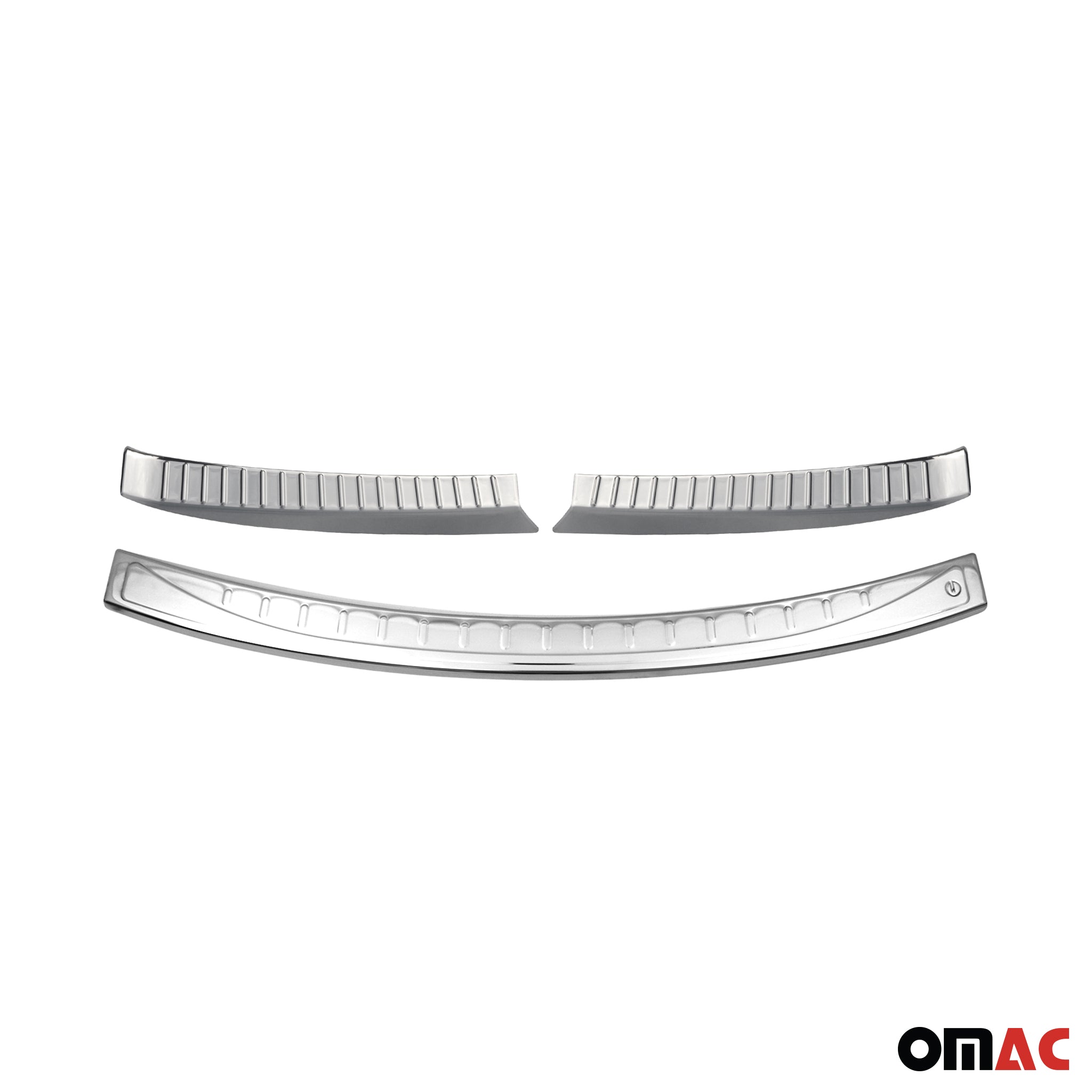 Kit Protection de Pare-Chocs arrière pour Mazda CX-5 2012-17 Brillant inox 3Pcs