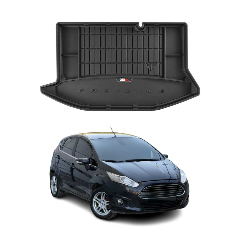 Tapis de Coffre pour Ford Fiesta 2008-2017 TPE Noir