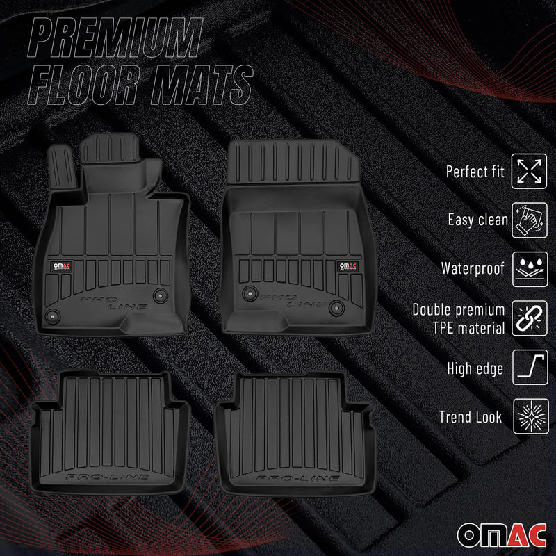 Tapis de Sol pour Mazda Mazda 6 2012-2025 TPE Noir