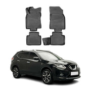 OMAC Tapis de sol pour Nissan X-Trail T32 2013-2021 en caoutchouc Noir